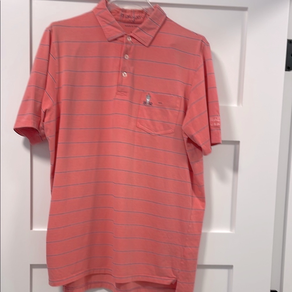 B.Draddy Casual Striped Polo Shirt